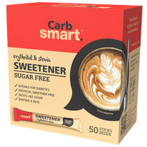 CarbSmart Erythritol & Stevia Sweetener 50 Pack