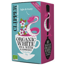 Clipper Organic White Tea & Raspberry 20 Bags