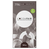 CocoaFair 71% Dark Chocolate 100g