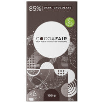 CocoaFair 85% Dark Chocolate Multiple Sizes
