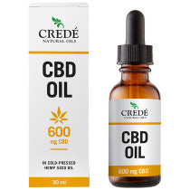 Credé CBD in Cold-Pressed Hemp Seed Oil 600mg 30ml