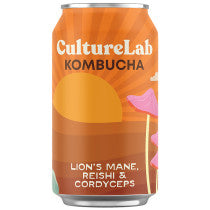 CultureLab Lion’s Mane Reishi & Cordyceps Kombucha 330ml