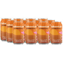 CultureLab Lion’s Mane Reishi & Cordyceps Kombucha (12 Pack) 