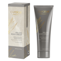 Curaloe Organic Deluxe Body Cream (67% Aloe Vera & Reishi) 200ml