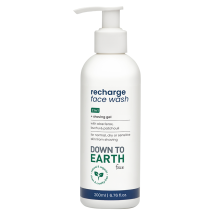 Down To Earth Recharge Face Wash Shaving Gel 200ml