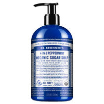 Dr Bronner S 4 In 1 Peppermint Organic Sugar Soap 350ml