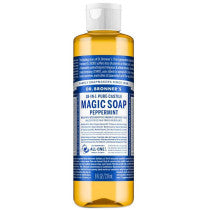 Dr Bronner S Pure Castile Liquid Soap Peppermint Multiple Sizes