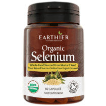Earthier Organic Selenium 60 Capsules