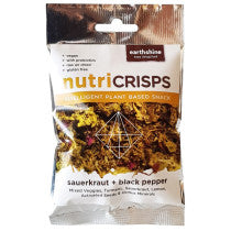 Earthshine NutriCrisps – Sauerkraut & Black Pepper 25g
