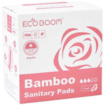 Eco Boom Sanitary Pads Regular 8 Pack
