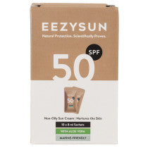 Spf50 Mineral Sunscreen Box of Snap Sachets 10 Sachets