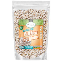 Entice Puffed Sorghum Multiple Sizes