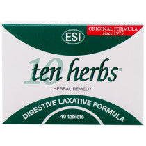 ESI Ten Herbs Digestive Laxative Tablets 40 Tablets