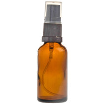 Essentially Natural30ml Amber Glass Aromatherapy Bottle With Spritzer Black 18 410 30ml