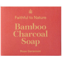 FtN Bamboo Charcoal Soap Rose Geranium 100g