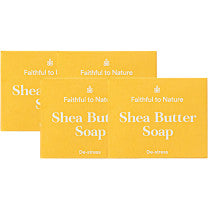 Faithful To Nature Shea Butter Soap De Stress 4 Pack