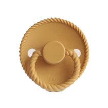 FRIGG Pacifier – 100% Natural Latex Rope Size 1 (Honey Gold) 