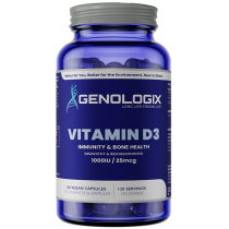 Genologix Vitamin D3 (Immunity & Bone Health) 120 Capsules