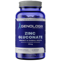Genologix Zinc Gluconate (Immunity & Healing) 120 Capsules