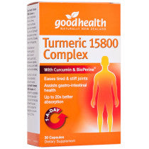 Good Health Turmeric 15800 Complex 30 Capsules