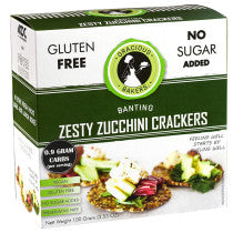 Gracious Bakers Zesty Zucchini Crackers 100g