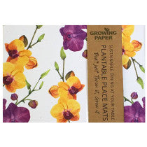 Growing Paper Orchid Place Mats 6 Pack
