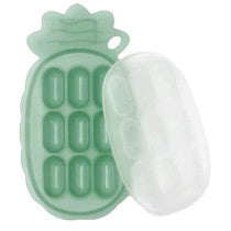 Haakaa Pineapple Silicone Nibble Tray Green