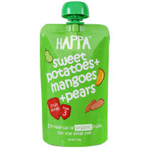 Happa Sweet Potato + Mango + Pear Puree 100g