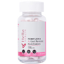 Hello Health Fem Flora – Gut Restore 60 Capsules