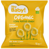 Hey Baby Banana Maize Puffs 12g