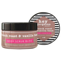 Hey Gorgeous French Roast Vanilla Bean Salt Body Scrub 