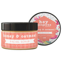 Hey Gorgeous Honey Oatmeal Facial Scrub With Spoon 200g