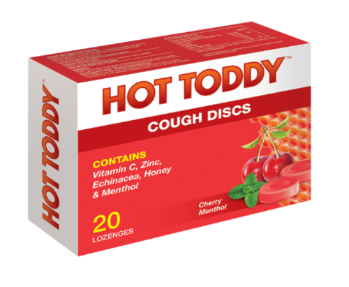Hot Toddy Cough Discs Lozenges 20's