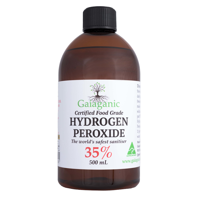 Hydrogen Peroxide 35% Volume Food Grade 500ml