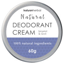 Kalyan Herbal Natural Deodorant Cream Bergamot Neroli 60g