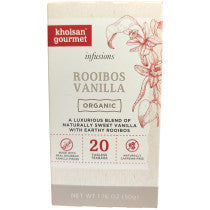 Khoisan Gourmet Organic Infusions Rooibos & Vanilla 20 Bags