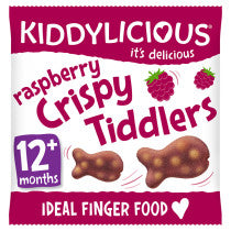 Kiddylicious Tiddlers - Raspberry 12g