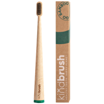 Kindbrush Adult Bamboo Toothbrush - Green Green