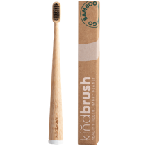 Kindbrush Adult Bamboo Toothbrush - White White