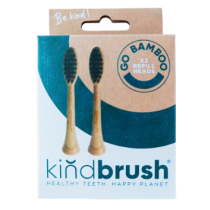 Kindbrush Bamboo Sonicare Replacement Heads 2 Pack