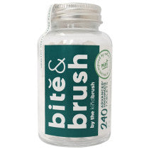 Bite Brush Hydroxyapatite Toothpaste Tablets 240 In A Glass Bottle 4 Month Supply 
