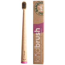 Kindbrush Kiddies Bamboo Toothbrush - Pink Pink