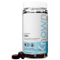 Known Zinc Gummies Blackcurrant 30 Day Supply