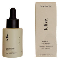 Lelive All Glow D Up Ha Brightening Serum Vitamin C Turmeric 30ml