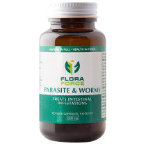 Flora Force Parasite & Worms 60 Capsules
