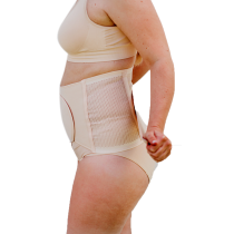 Maternity Mommy Belly Wrap - Nude - L 