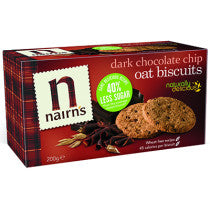 Nairn’s Oat Biscuits Dark Chocolate Chip Wheat Free 200g