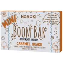 Nanuki Caramel Quake Mini Boom Bars 120g