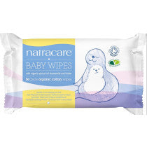 Natracare Baby Wipes 50 Wipes