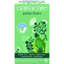 Natracare Organic Cotton Mini Panty Liners 30 Pack